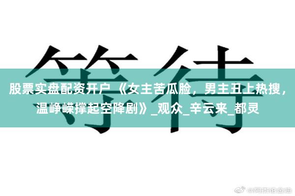 股票实盘配资开户 《女主苦瓜脸，男主丑上热搜，温峥嵘撑起空降剧》_观众_辛云来_都灵